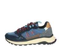 SUN68 Homme Fire and Camping Sneaker, Color Navy Blue Size 46, Taille Unique