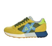 SUN68 Homme Jaki 2.0 Bicolor Shoe, 19 Giallo/Militare, 43 EU