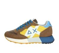 SUN68 Homme Jaki 2.0 Bicolor Shoe, 23 Marrone/Giallo, 43 EU