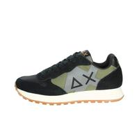 SUN68 Homme Jaki Bicolor Sneaker, Schwarz Grün Grau, 46 EU