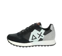 SUN68 Homme Jaki Solid Sneaker, Schwarz und Grau, 40 EU