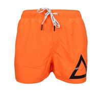 Sun68, Homme, Maillots de bain, Orange, Taille: S Big Logo Swimwear