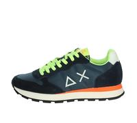 SUN68 Homme Tom Fluo Shoe, Navy Blue, 40 EU