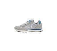 SUN68 Baskets basses en cuir Z36101 Homme Gris clair (RAL 7035) Taille 46 EU