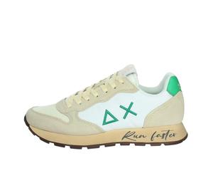SUN68 Homme Tom Vintage Shoe, 88 Bianco Panna/Verde Prato, 42 EU