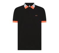 Sun68, Homme, Tops, Noir, Taille: L Polo Fluo Multicolore