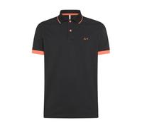 Sun68, Homme, Tops, Noir, Taille: M Polo Classique