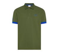 Sun68, Homme, Tops, Vert, Taille: M Polo Big Logo Fluo S/S