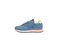 SUN68 Hommes Baskets basses Cuir Z36102, bleu clair, 42 EU