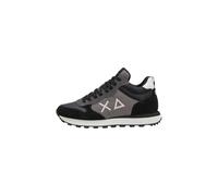 SUN68 Hommes Baskets Hautes Polyester Z45109, Noir , 41 EU