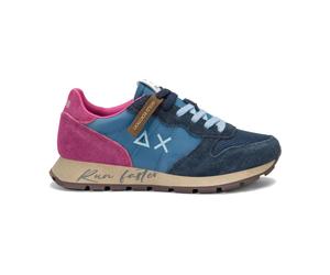 Sun68 - Low Top Baskets - Femme - Chaussures - Bleu - Taille: 40 EU