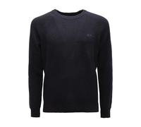 Sun68 - Navy Blue Wool Blend Sweater - Homme - Pulls - Bleu - Taille: S