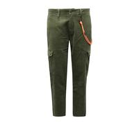 Sun68 - Pantalon cargo velours style militaire - Homme - Jeans - Vert - Taille: W32