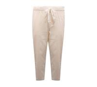 Sun68 - Pantalon Velours Blanc Côtelé Cordon - Femme - Pantalons - Blanc - Taille: 44 FR