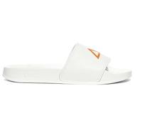 Sun 68 Pantoufles slides avec logo pour homme, blanc, 43 EU