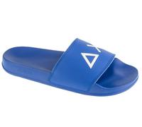 Sun 68 Pantoufles slides pour homme avec logo bleu Taille 44 EU