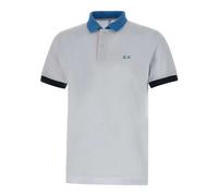Sun68 - Polo 3 couleurs - Homme - Tops - Blanc - Taille: S