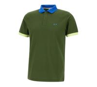 Sun68 - Polo 3 Couleurs - Homme - Tops - Vert - Taille: S