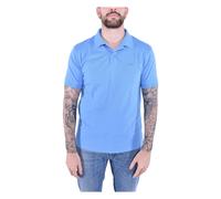 Sun68 - Polo Brodé Floral Manches Courtes - Homme - Tops - Bleu - Taille: L