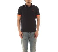 SUN68 Polo Small Stripe Fluo Polo pour homme qui combine style classique et détails contemporains. Caractérisé par un col classique avec boutons, dispose d'un logo raffiné brodé sur le l., bleu, XXL
