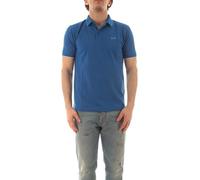 SUN68 Polo Small Stripe Polo pour homme qui combine style classique et détails contemporains. Caractérisé par un col classique avec boutons, dispose d'un logo raffiné brodé sur le côté d., bleu, XL