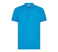 Sun68 - Polo teint avec logo brodé - Homme - Tops - Bleu - Taille: M