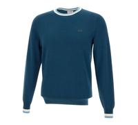 Sun68 - Pull Rayé en Laine et Coton - Homme - Pulls - Bleu - Taille: S