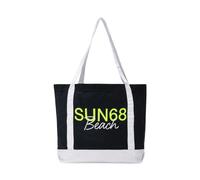 Sun68 - Sac fourre-tout en coton bleu - Femme - Sacs - Bleu - Taille: ONE Size