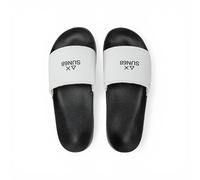 SUN68 Sandales pour homme X36101 1101 - Sandales de plage - Noir/blanc, multicolore, 44 EU