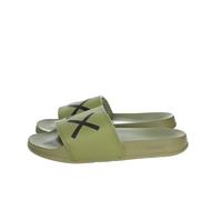 SUN68 Homme Slippers Logo Sandal, Militare, 40 EU