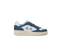 SUN68 Sneakers Basse Big Basket Z35148, bleu foncé, 43 EU