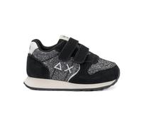 SUN68 Sneakers Girl's Ally Glitter Textile (First Step) Z45404F Couleur 11 Noir, 11 noir., 23 EU