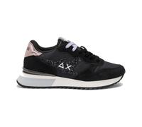 Sun68 - Stargirl Glitter Low Top Baskets - Femme - Chaussures - Noir - Taille: 37 EU