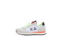 SUN68 Hommes Chaussures Tom Fluo Code Z36102-01 Blanc, Blanc, gris, noir., 45 EU