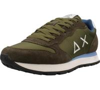 SUN68 Z35101 Baskets à lacets en tissu/daim pour homme, Militaire, 42 EU