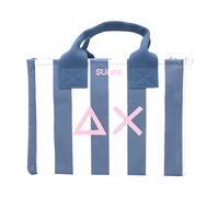 Sun68 - Tote Bag en Toile Rayée - Femme - Sacs - Multicolore - Taille: ONE Size