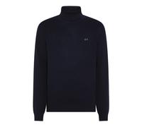 Sun68 - Turtle Sweater Rice Knitway L/S - Homme - Pulls - Bleu - Taille: 2XL