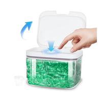 sunal Boîte de rangement pour dosettes à linge pour l'organisation de la buanderie, grande capacité de 2,8 L avec couvercle hermétique pour le stockage de poudre, détergent, booster de parfum