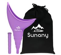 Sunany Urinoir Femme Portable, Entonnoir Silicone Réutilisable, Violet