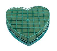 SunaOmni Brique en forme de cœur - Mousse florale pour fleurs fraîches - Décoration de table de mariage - Arrangement floral - Bloc de fleurs - Blocs d'oasis