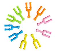 SunaOmni Kit de 10 Bracelets élastiques, connecteurs de Bracelets élastiques en Plastique, Lance-Pierres en Forme Y pour Enfants et Adultes
