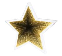 SunaOmni Lampe Decorative Étoile en Plastique Multicolore avec Changement de Couleur - Lumière Visuelle 3D pour Fête - Éclairage Led Miroir Sensoriel