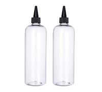 SunaOmni Lot de 2 flacons applicateurs pour cheveux Once Squeeze Bouteille de teinture capillaire Bouteille applicateur de couleur des cheveux Bouteille applicateur de couleur pour cheveux Bouteille