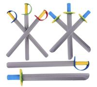 SunaOmni Lot de 8 épées et Couteaux en Mousse EVA de 53, 9 x 4, 6 cm, Armes Souples, pour Jeux rôle, pour Anniversaires et maternelles. Épée Pirate pour Tout-Petits.