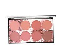 SunaOmni Miss Rose Blush Palette de maquillage Blush Cream Palette de poudre pour le visage avec 8 blush 42 g