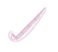 SunaOmni Règle de Courbe française 3 en 1, règle de Couture métrique en Plastique, règle Artisanale de Bricolage pour la Couture