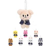 SunAurora Stray-Kids - Poupée en peluche SK-Zoo - 12 cm - Porte-clés mignon « Magic School » - Pendentif « ATE » - Objet de collection (Puppym)