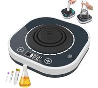 SUNBGRPYE Agitateur Vortex De Laboratoire, Petit Oscillateur Vortex, Vitesse RéGlable De 100 à 3000 TR/Min, Commande Tactile + éClairage D'Ambiance De Fonctionnement, Flacons Et Tubes à Essai,400