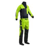SUNBGRPYE Combinaison éTanche pour Homme, Combinaison éTanche pour Kayak, Tissu ImperméAble 3 Couches, Latex Au Cou Et Aux Poignets, pour DéRiveur, Voilier, Paddle Board Sports Nautiques,C-M