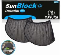 SunBlock pare-soleil voiture pare-soleil vitres latérales protection UV universelle 2 pièces